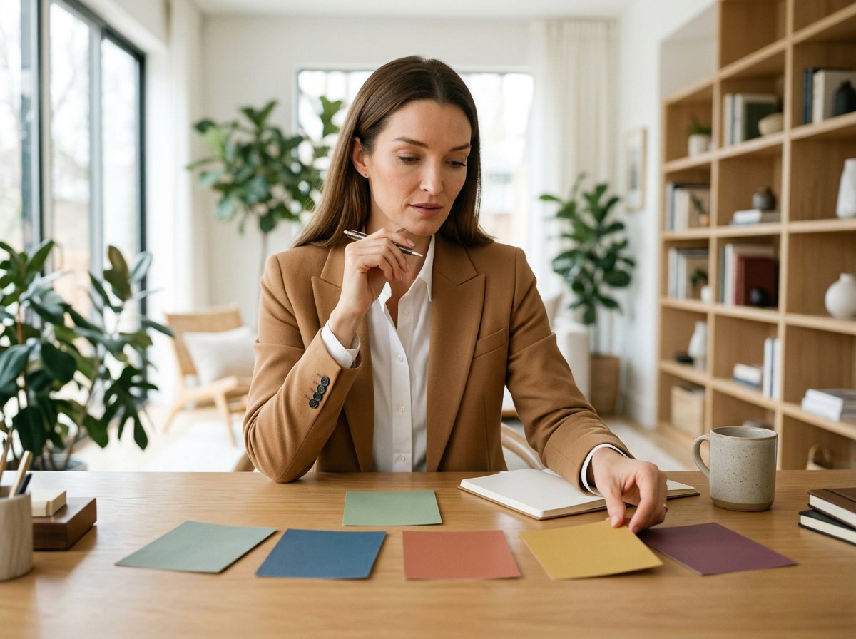 Marina Winberg working with personality cards